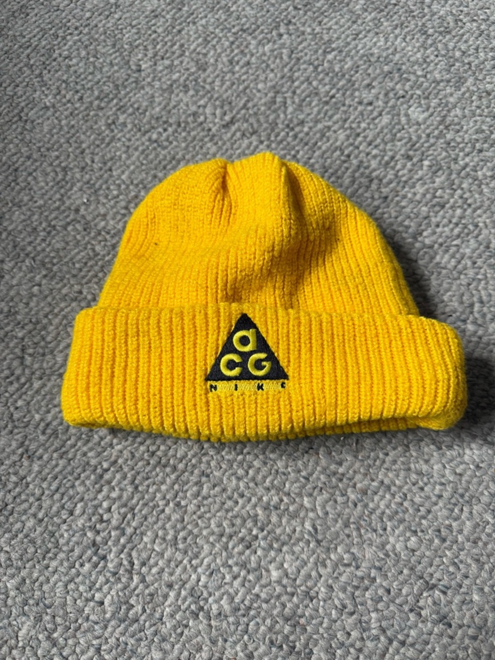 Nike ACG Yellow Knit Beanie